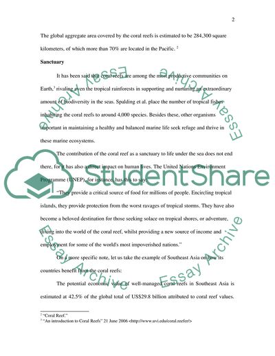 The Endangered Coral Reef Ecosystem
