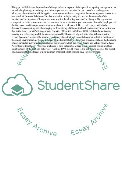 Strategic Management of Clothing Stores in the Army