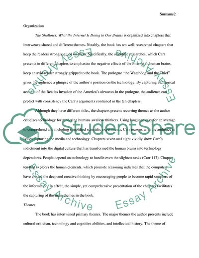 Summary of The Swallows - What the Internet is Doing to Our Brains by Nicholas Carr
