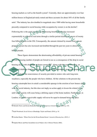 The UKs Private Rented Sector