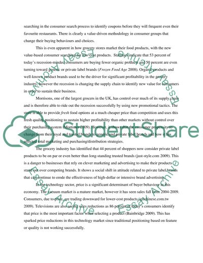 Consumer behavior essay