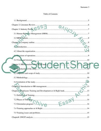 The Human Resource Management of Al Rajhi Bank