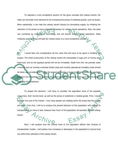 Economics - Transportation Module