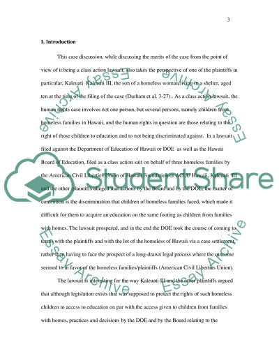 Youth human rights perspective case study
