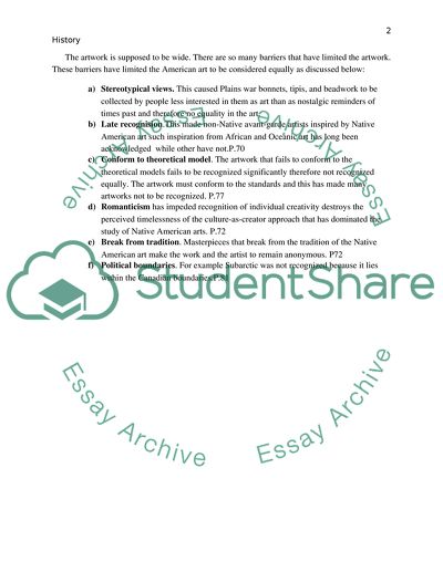 Native American Art History