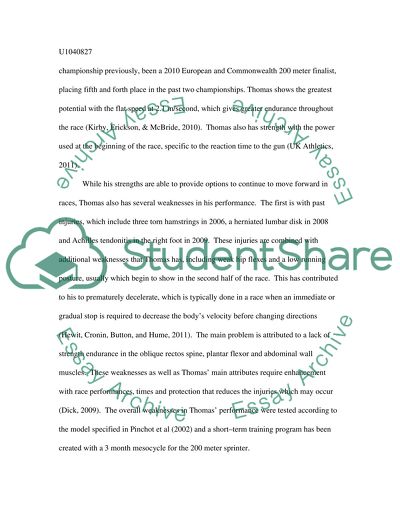 Short-Term Individual Training Program