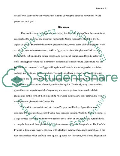 Nanna Ziggurat and Khafres Pyramid