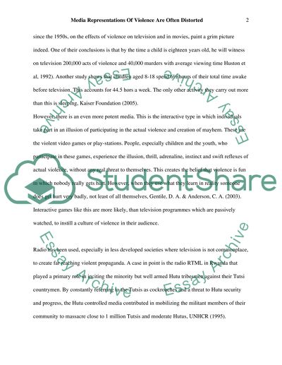 Media Representations of Violence Are Often Distorted