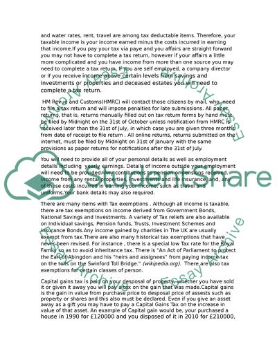 History and Todays Role of Taxation