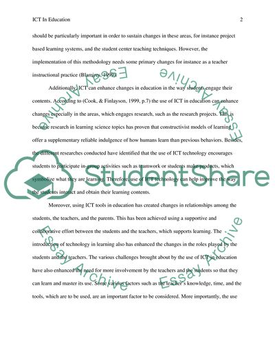 Can ICT Enhance Education in the 21st Century