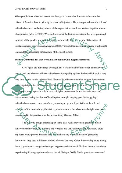 Significance of the Civil Rights Movements