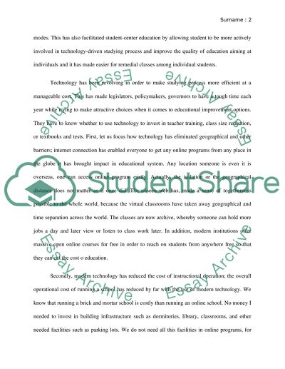 Use of Technology in Schools