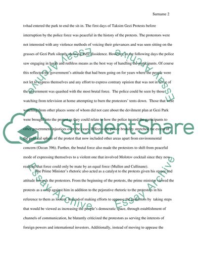 Gezi Park Protests in Turkey