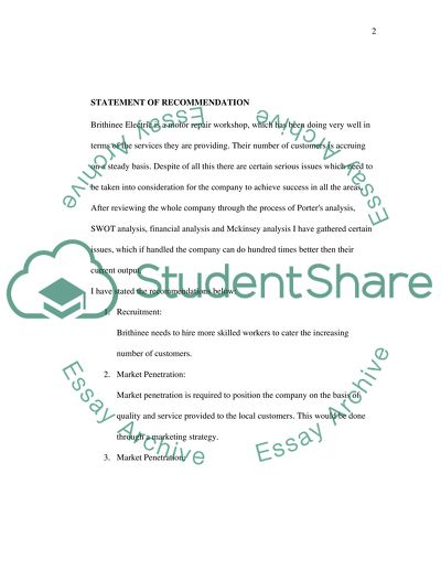 Strategic Management Planning