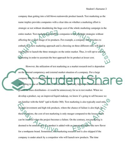 The tool for market research