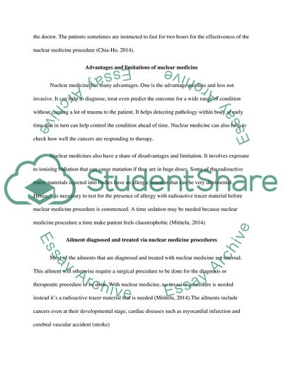 Radiation Exploited in Most Nuclear Medicine Procedures