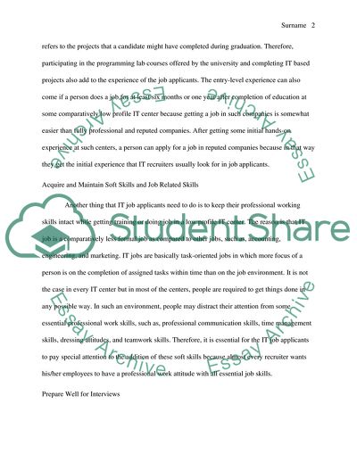 How to Get a Job in Information Technology