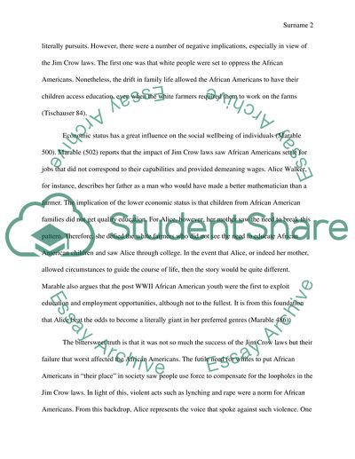 How Alice Walker Becomes a Writer