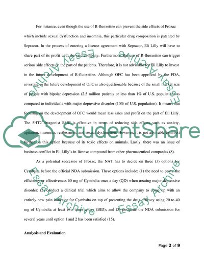 Eli Lilly Developing Cymbalta