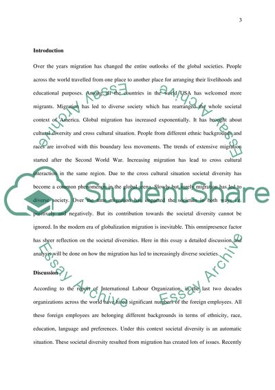 How Has Migration Led to Increasingly Diverse Societies