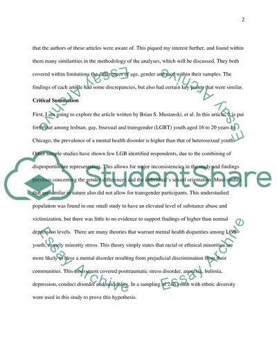 Critique 2 research papers