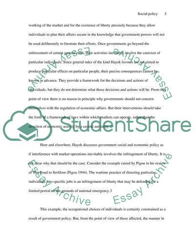 How Hayek Interprets the Rule of Law