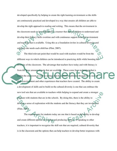 The Concept of Literacy to Prospective Teachers