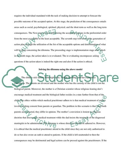 Child Diagnosed with Meningitis