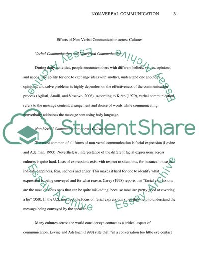 Реферат: Nonverbal Communication Essay Research Paper Seatbelts Should