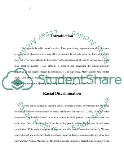 Effect of Racial Discrimination on Youth