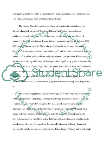 Egypt Protest of 25th January