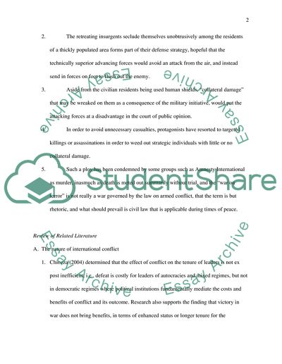 Targetted Killings - Armed Conflict or Human Rights Violation