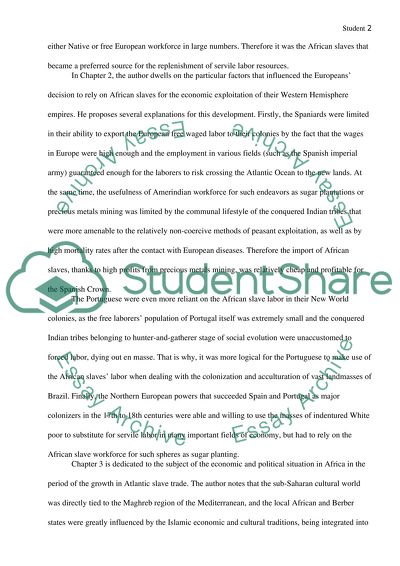 Reader Response Paper on the Book