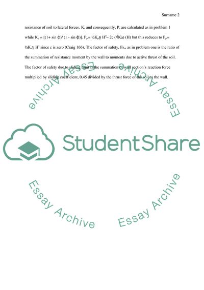 Civil Engineering- Retaining walls