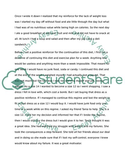 essay on weight management