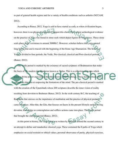 Yoga and Chronic Arthritis