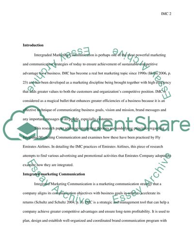 Marketing Concepts and Basic Principles About Integrated Marketing Communication