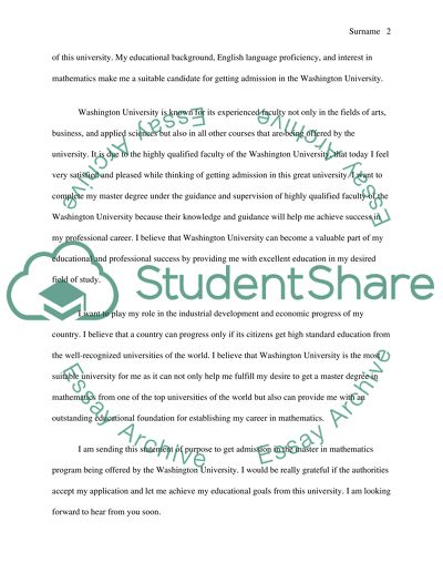 Statement of purpose