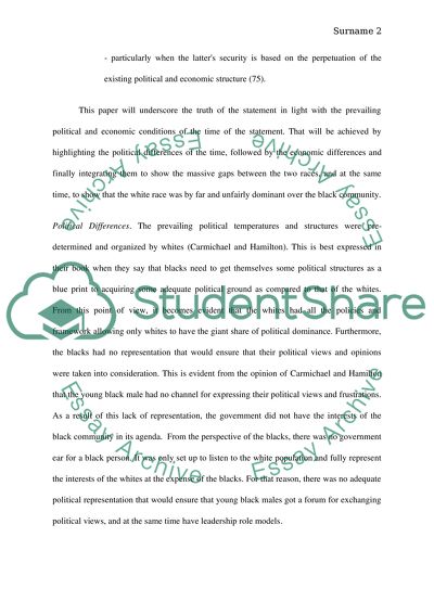 The Black Power Phrase