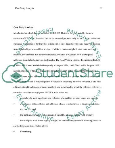 Laws for Bikes and New Standards of CEN
