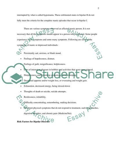 The Difference between Bipolar Disorder and Unipolar Disorder