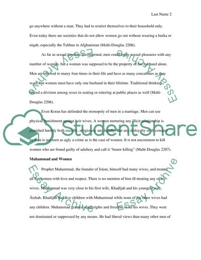 Role and Position of Women in Islam