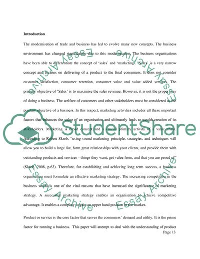 An Understanding of Product Is Essential for Effective Marketing