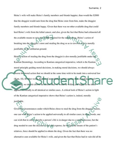 Ethics - Should Heinz steal