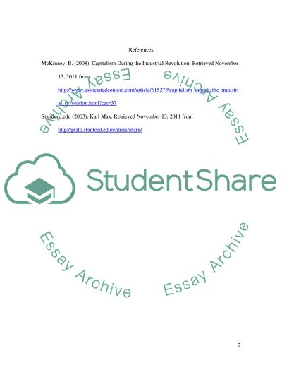 Evolution of Capitalism