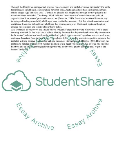 Developing Career Prospects