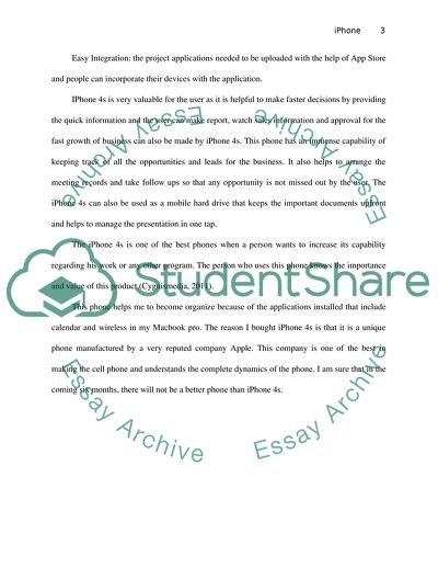 Value of using the iPhone