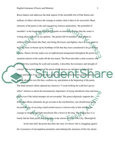 Reading Responses to a Poem