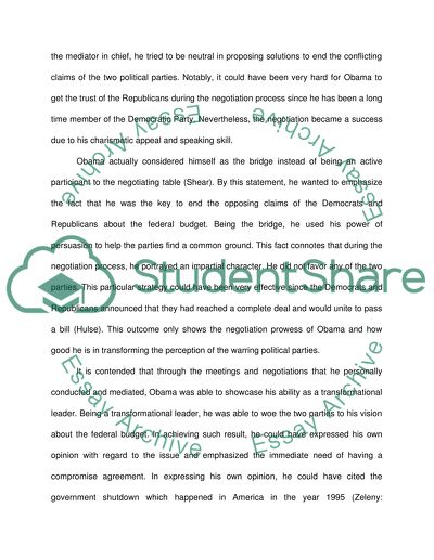 Evaluating Obamas presidential leadership