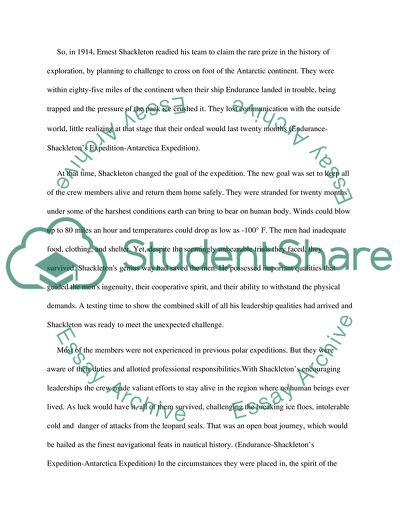 Social Classes in the Endurance Expedition